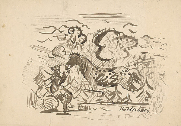 Arnold Peter Weisz-Kubínčan – Pastier s koňom 