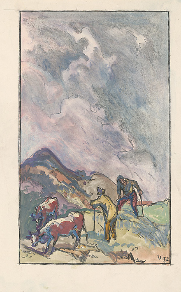 Jaroslav Vodrážka – Pastieri kráv 