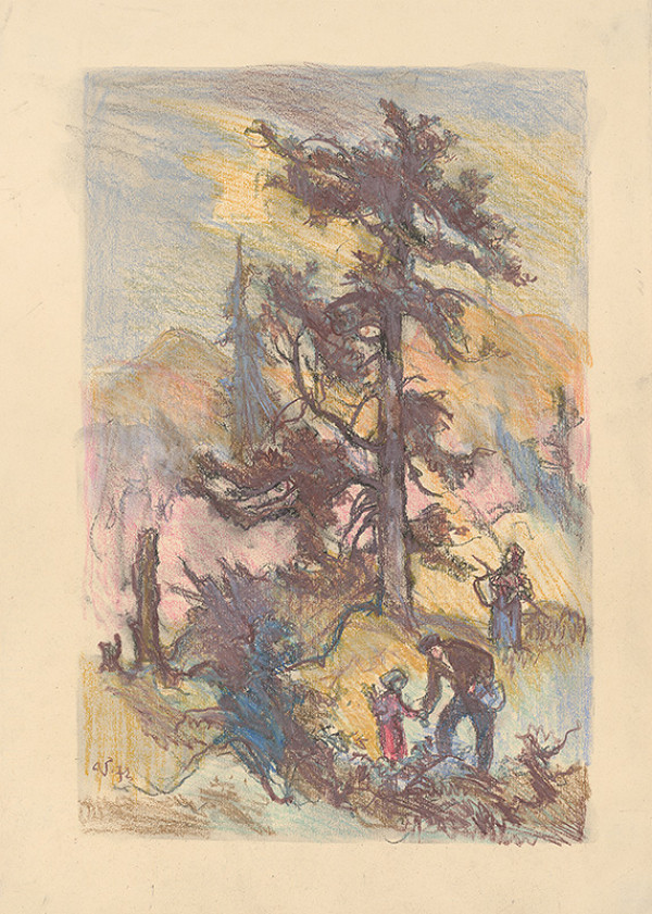 Jaroslav Vodrážka – Zbieranie lesných plodov 