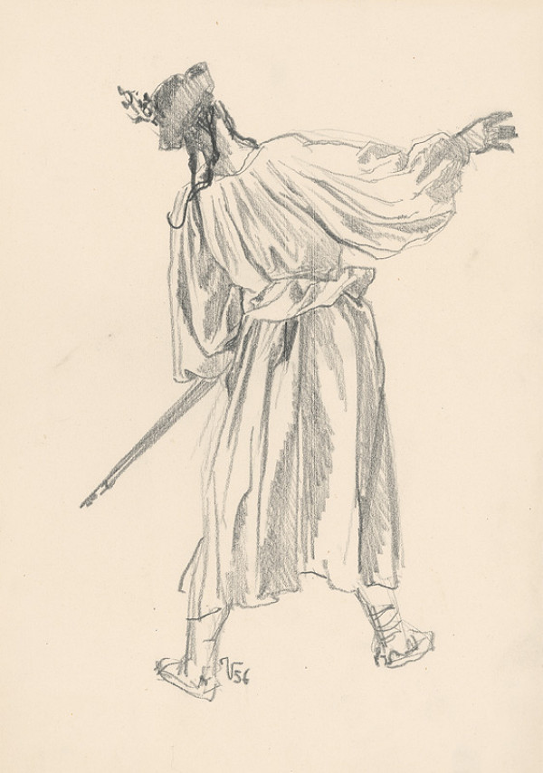 Jaroslav Vodrážka – Man with a Hat with a Flower 