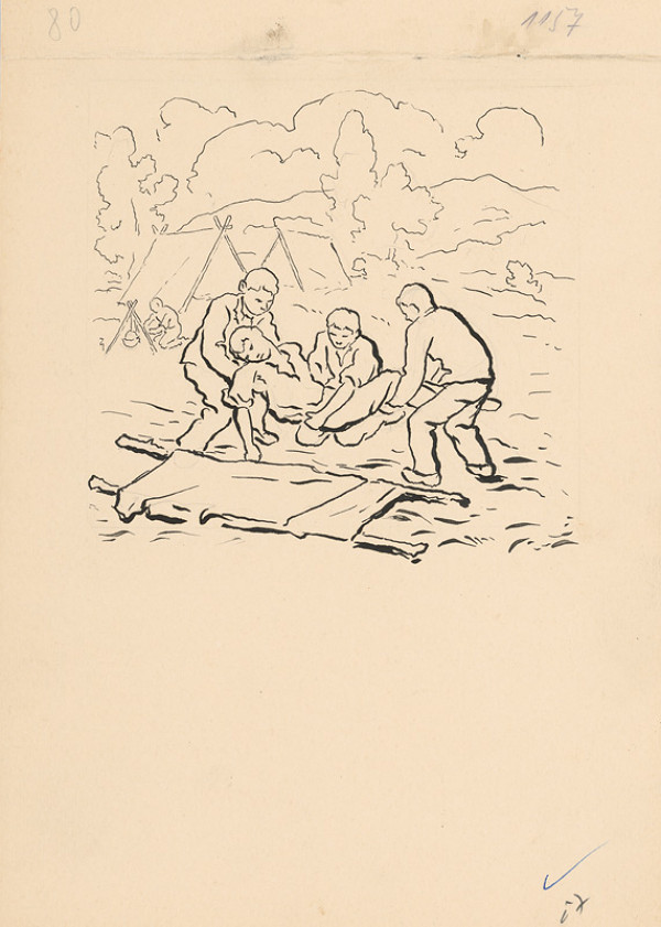 Gejza Szalay – Ranený chlapec 