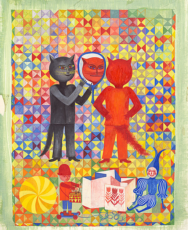 Viera Gergeľová – 3. - Puf and Muf At the Mirror 