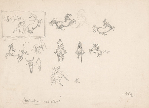 Arnold Peter Weisz-Kubínčan – Study of a Horse 