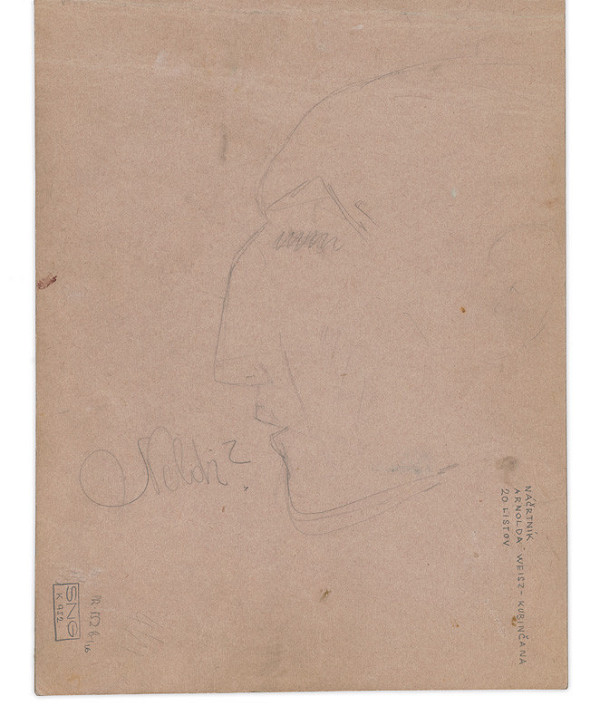 Arnold Peter Weisz-Kubínčan – Skicár (20 listov) 