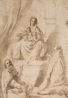 Taliansky majster zo 17. - 18. storočia, Guercino – Madona 