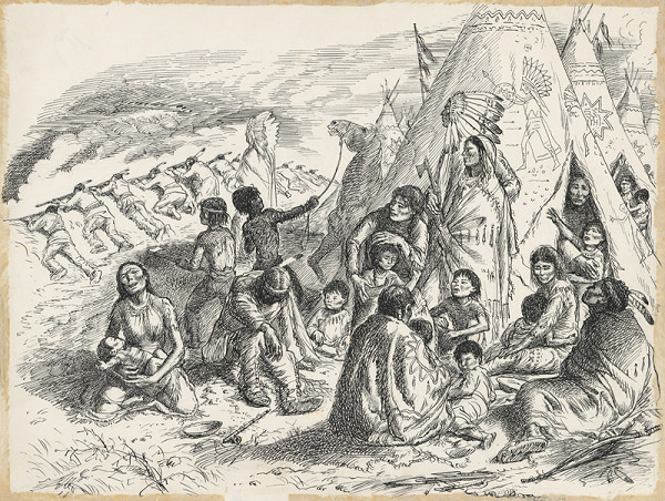 Edmund Massányi – 4. - Battle in an Indian Village 