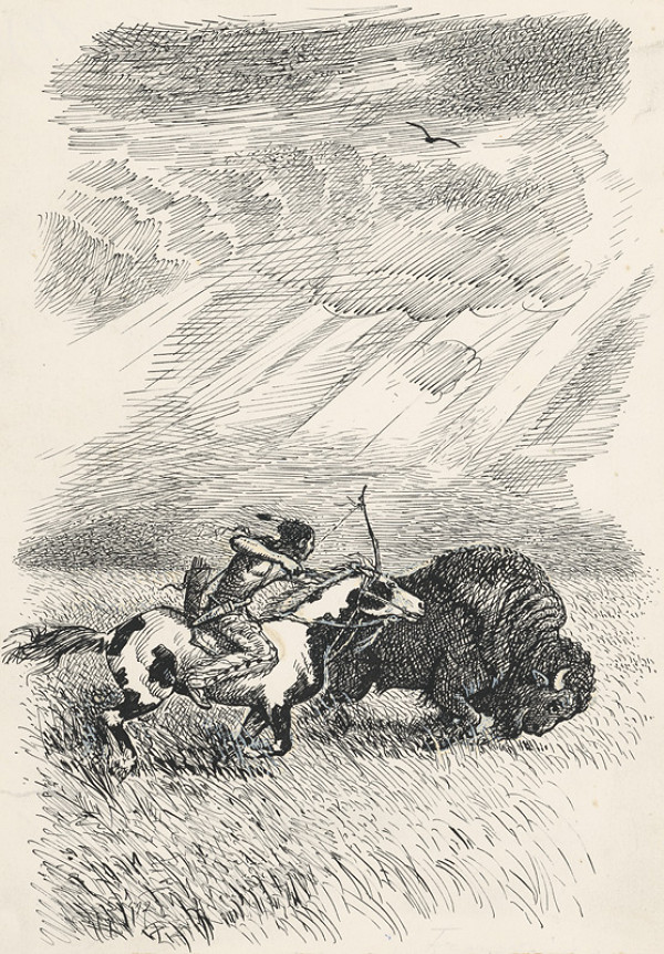 Edmund Massányi – 16. - Bison Hunting 