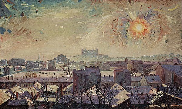 Ľudovít Fulla – Zimná Bratislava