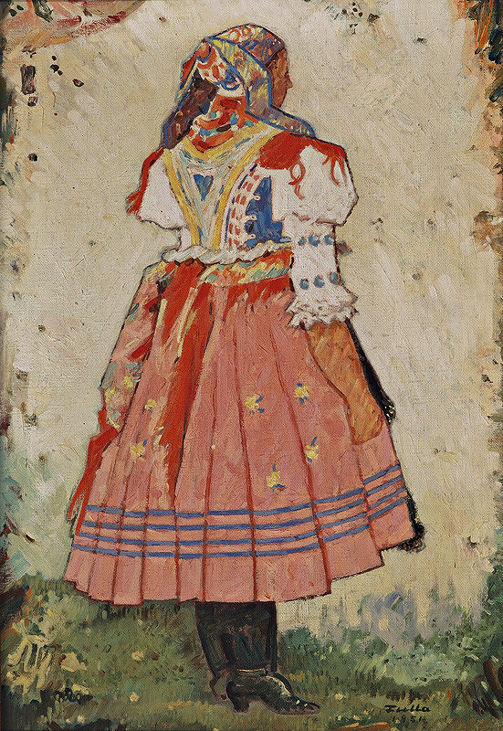 Ľudovít Fulla – Žena z Tulčíka 