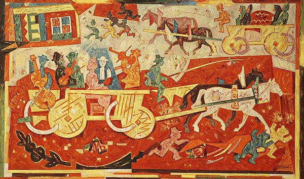 Ľudovít Fulla – Roľnícka svadba 