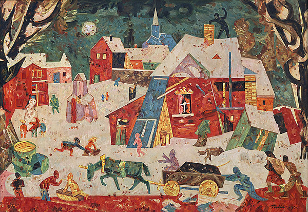 Ľudovít Fulla – Zima za mestom 