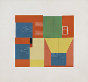 Ľudovít Fulla – Abstraktná kompozícia 