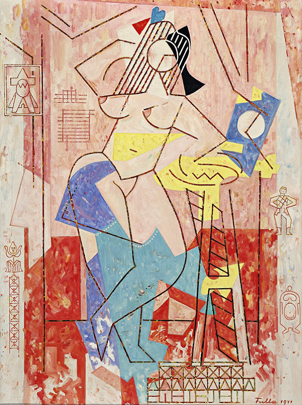 Ľudovít Fulla – Stojaci akt 