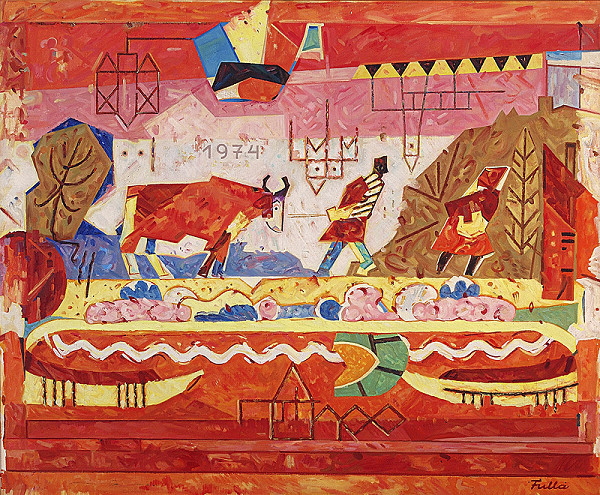 Ľudovít Fulla – Cestou na trh 