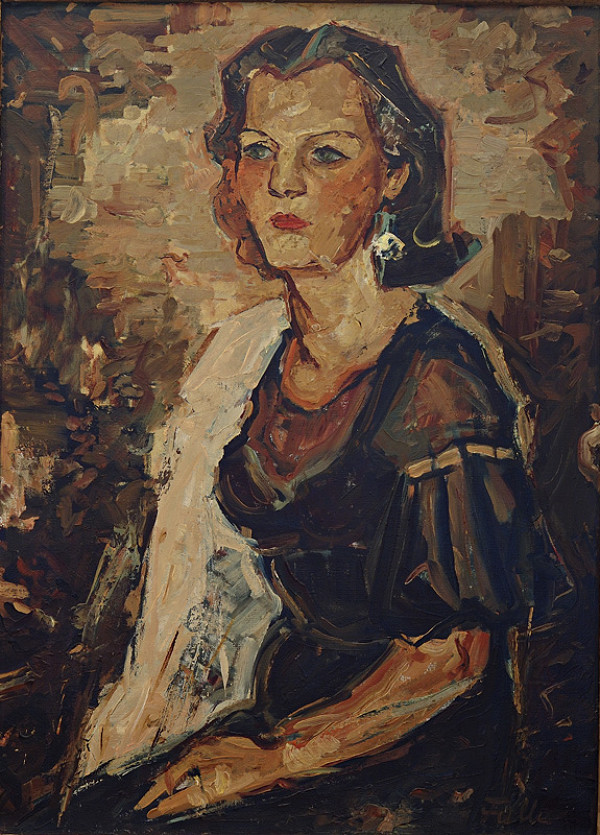 Ľudovít Fulla – Podobizeň umelcovej manželky 