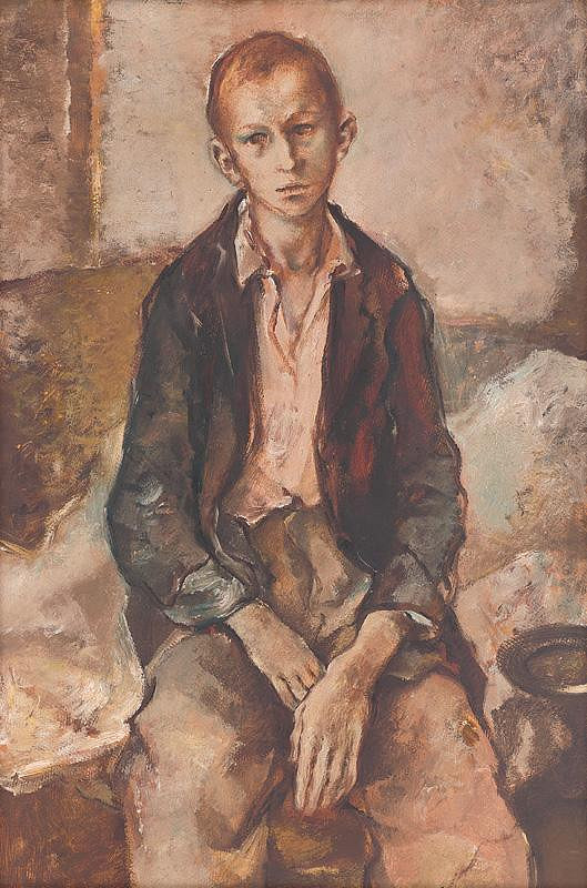 Vincent Hložník – Sediaci chlapec 