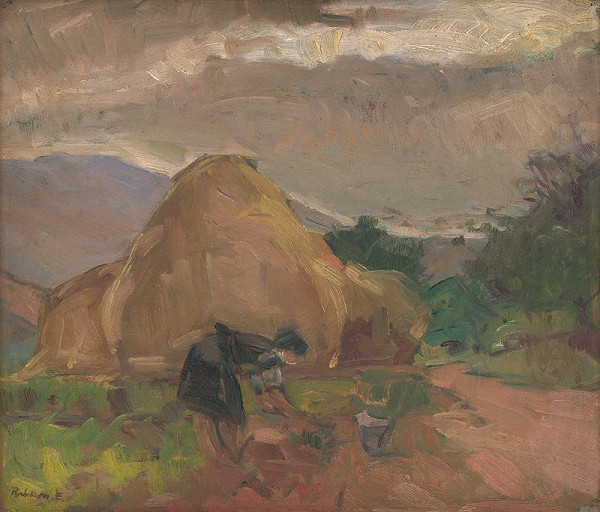 Ernest Rákosi – Kopanie zemiakov 