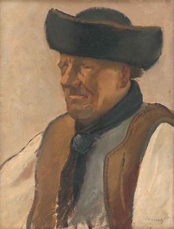 Miloš Alexander Bazovský – Study of an Old Man 