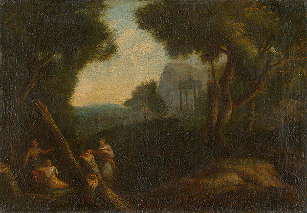 Francúzsky maliar z konca 17. storočia – Nymphs in the Woods 