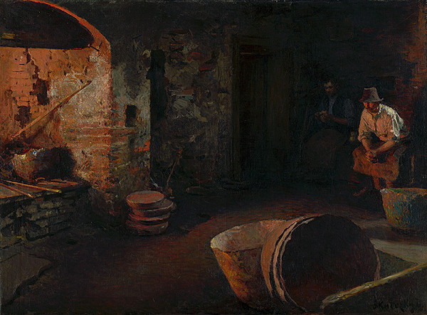 Dominik Skutecký – Odpočívajúci kotliari. Ticho 