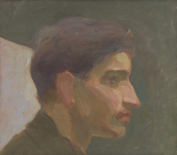 Eduard Putra – Head Study of a Young Man 