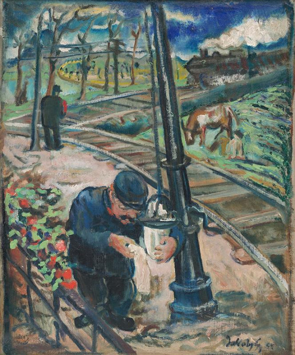 Július Jakoby – Čistenie lampy 