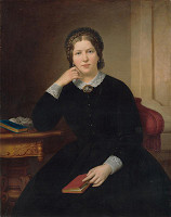 Miklós Barabás – Portrait of Sidónia Príhradná 