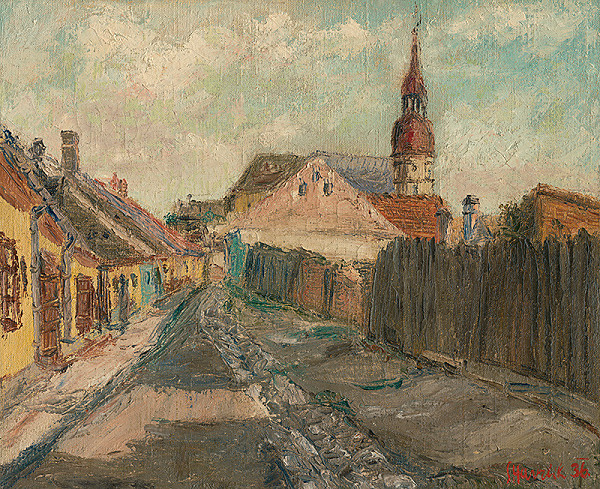 Svatopluk Havrlík – Michalská ulička v Trnave 