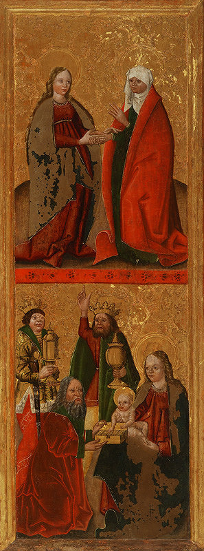 Slovenský maliar dúbravských oltárikov – Navštívenie a Klaňanie troch kráľov 