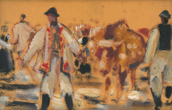 Martin Benka – Na myjavskom trhu 