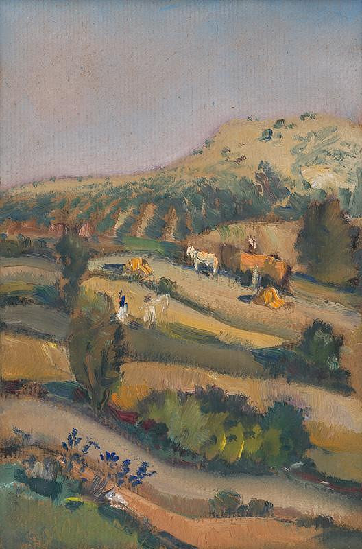 Martin Benka – Fields in Myjava 