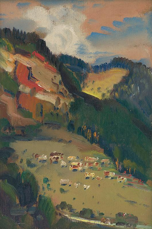 Martin Benka – Krajina pri Tisovci 