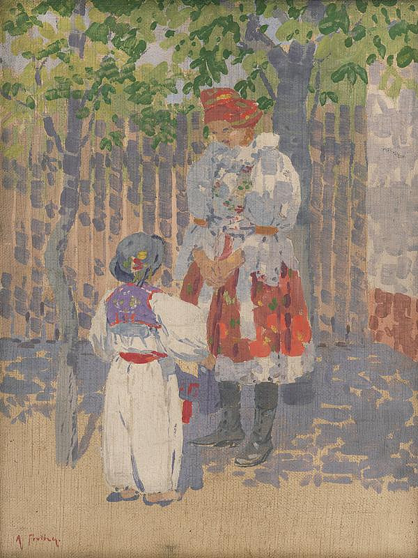 Antoš Frolka – Pri plote. 