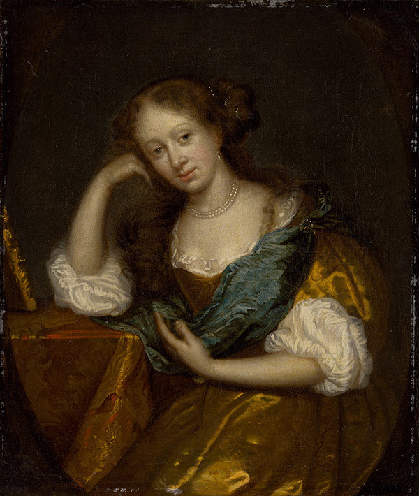 Caspar Netscher – Zamyslená 