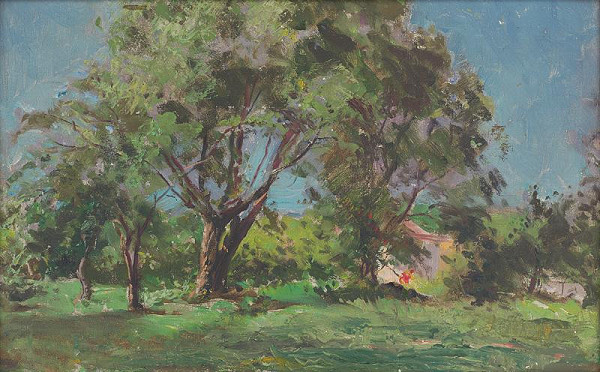 Maximilián Schurmann – Štúdia stromov v Karlovej Vsi 