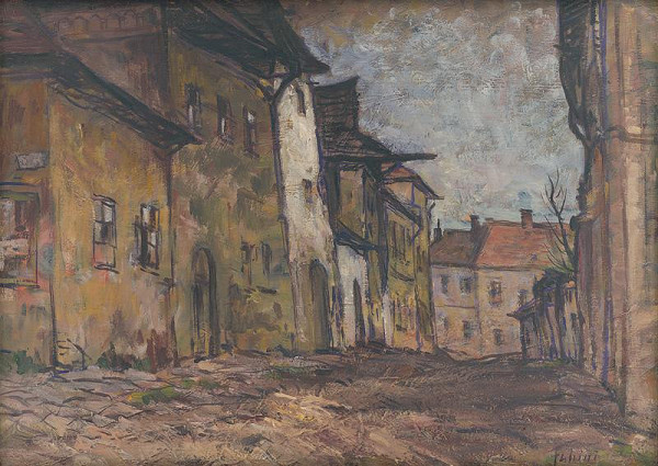 Jozef Fabini – Ulička v Levoči 