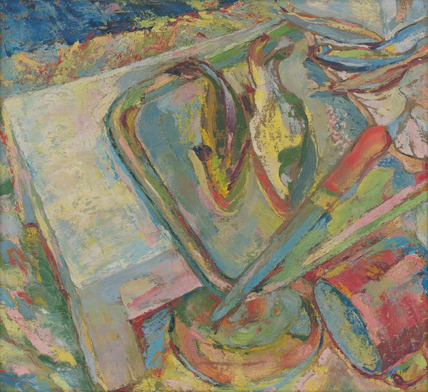 Lea Mrázová – Zátišie s rybami 