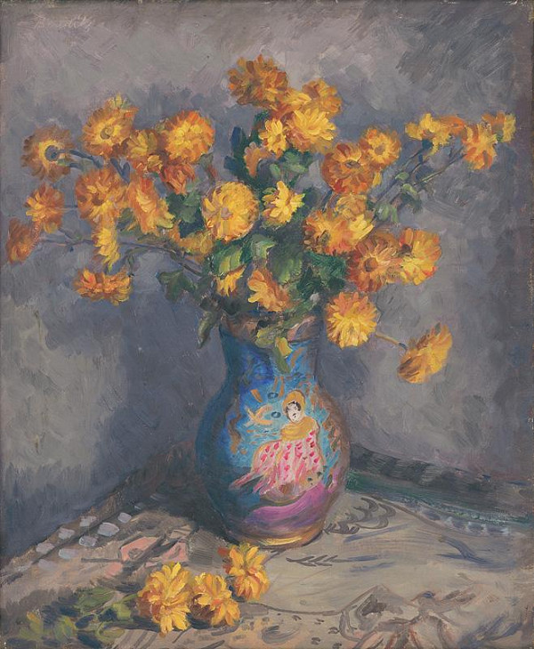 Jozef Bendík – Zátišie s kvetmi 