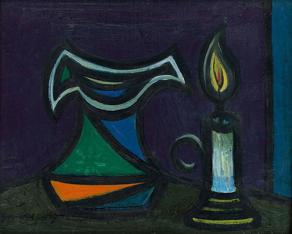 Ladislav Guderna – Zátišie so sviečkou 