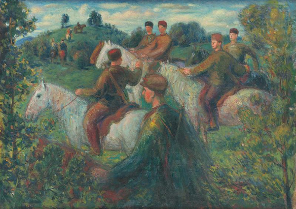 Dezider Milly – Partizáni pred akciou 