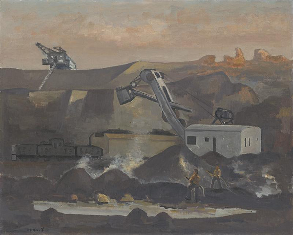 Václav Vojtěch Novák – Rýpadlo v bani 