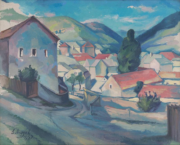 Gejza Angyal – View of Kremnica 