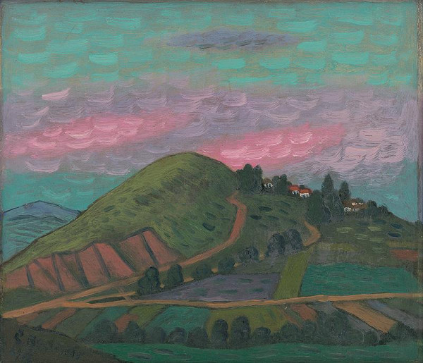 Štefan Bednár – Podvečerná krajina 