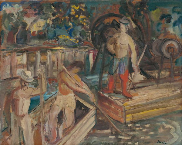 Július Jakoby – Collecting Sand 