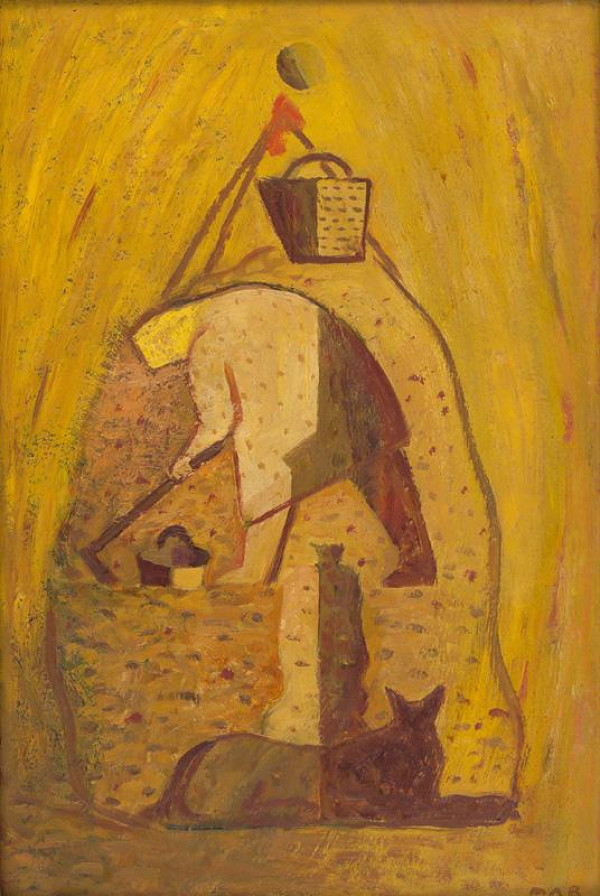 Miloš Alexander Bazovský – Vykopávanie zemiakov 