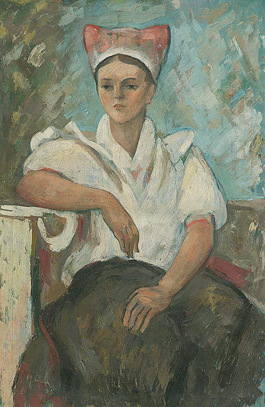 Jozef Ilečko – Dievča v kroji 