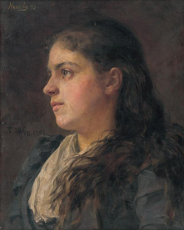 Jozef Hanula – Portrait of a Woman 