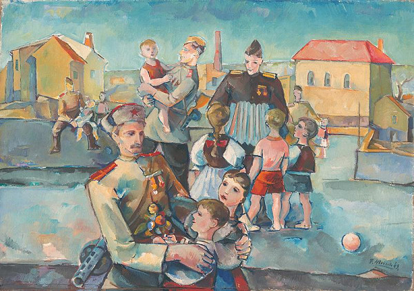 Ferdinand Hložník – Červená armáda a deti 