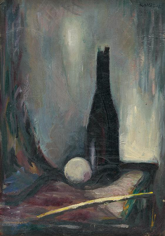 Viliam Chmel – Zátišie s fľašou 