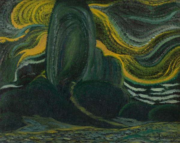 Anton Jasusch – Krajina s oblakmi